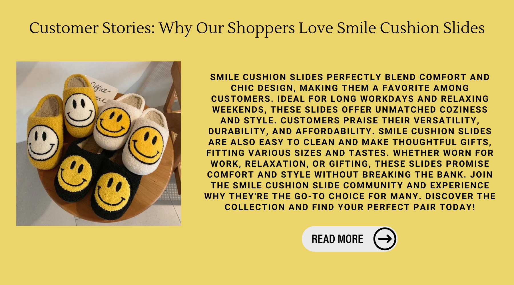 Customer Stories: Why Our Shoppers Love Smile Cushion Slides