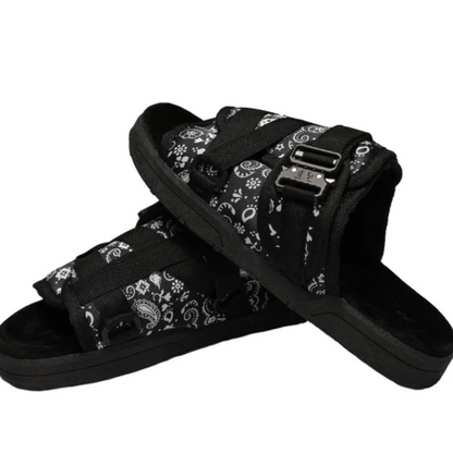 Cushioned Sole Adjustable Slide Sandals