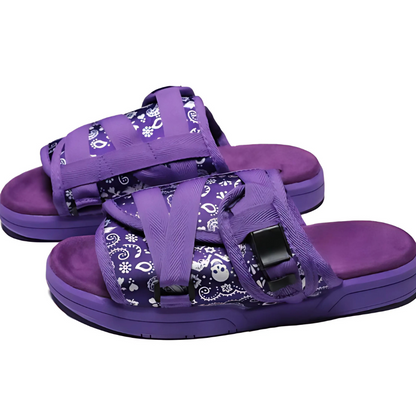 Cushioned Sole Adjustable Slide Sandals