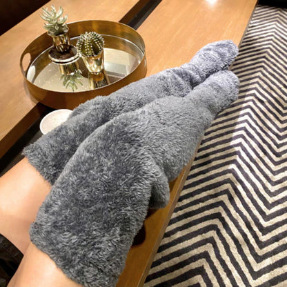 Plush High Length Cozy Socks