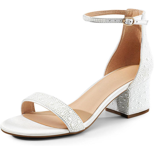 Elegant Low Block Sandal