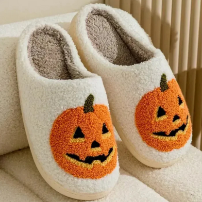 Halloween Pumpkin Slippers