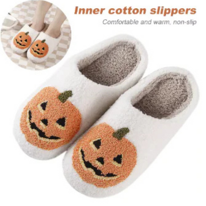 Halloween Pumpkin Slippers