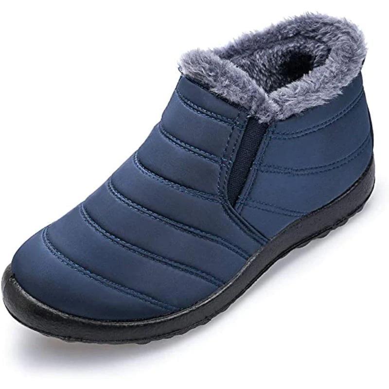 Quilted Design Snow Boots
