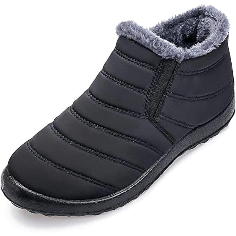 Quilted Design Snow Boots