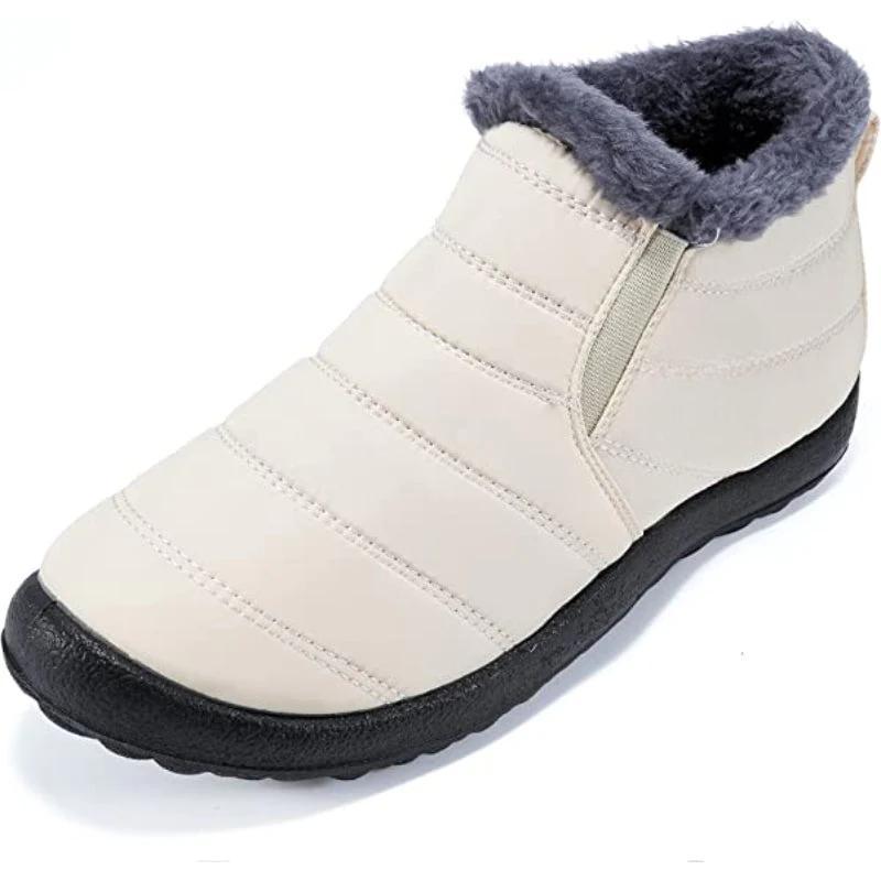 Quilted Design Snow Boots