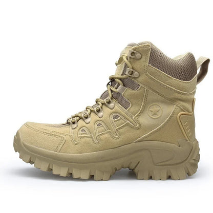 Rugged Terrain Lace Up Boots