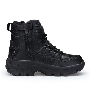 Rugged Terrain Lace Up Boots