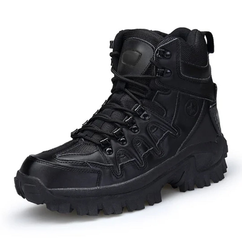 Rugged Terrain Lace Up Boots