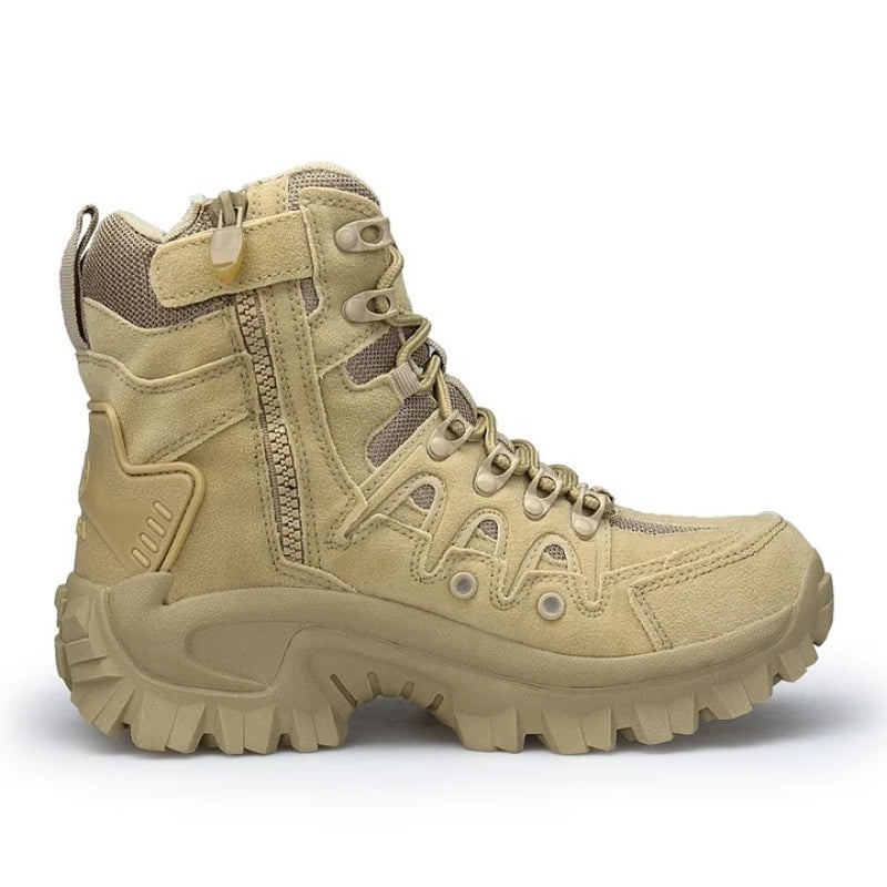 Rugged Terrain Lace Up Boots