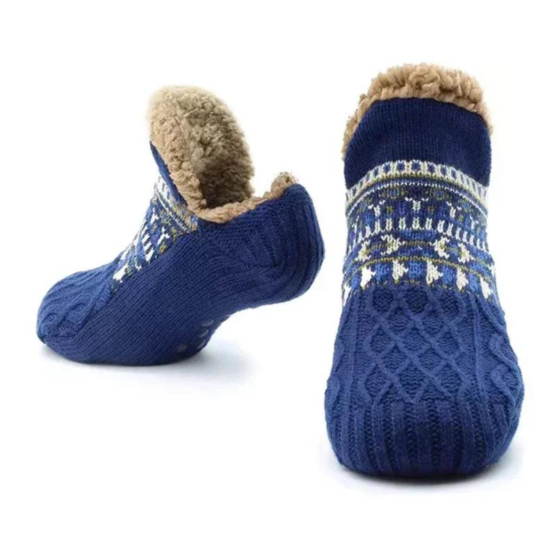 Cozy Knitted Winter Slipper Socks