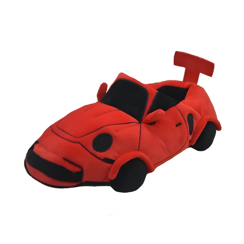 Plush Car Shaped Indoor Slippers