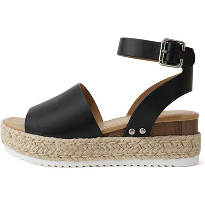 Summer Breeze Espadrille Wedge Sandals