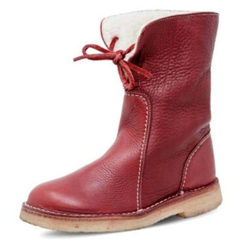 Versatile Winter Snow Lace Up Boots