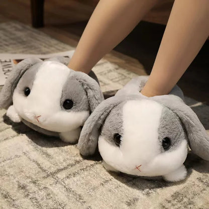 Adorable Bunny Plush Slippers