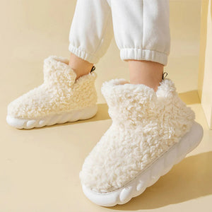 Comfy High Top Furry Lounge Boots