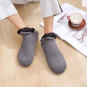 Cozy Knitted Winter Slipper Socks