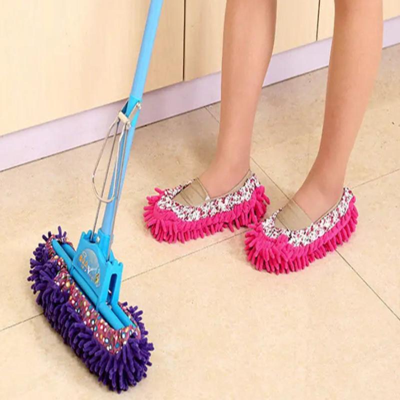 Microfiber Cleaning Slipper Cover