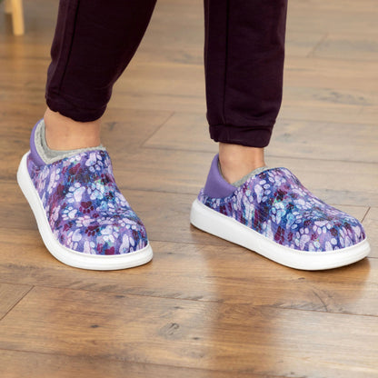 Floral Paw Print Slip On Clogs